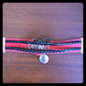 Cute Cardinals college basketball bracelet.